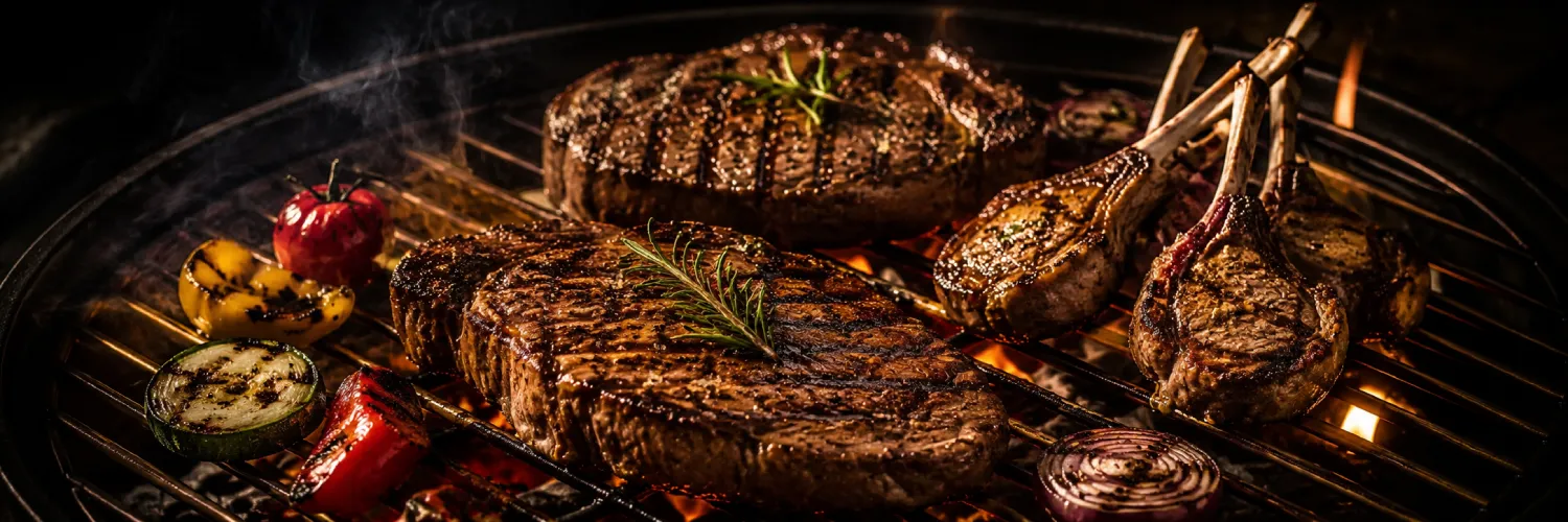 Fleischteller vom Grill